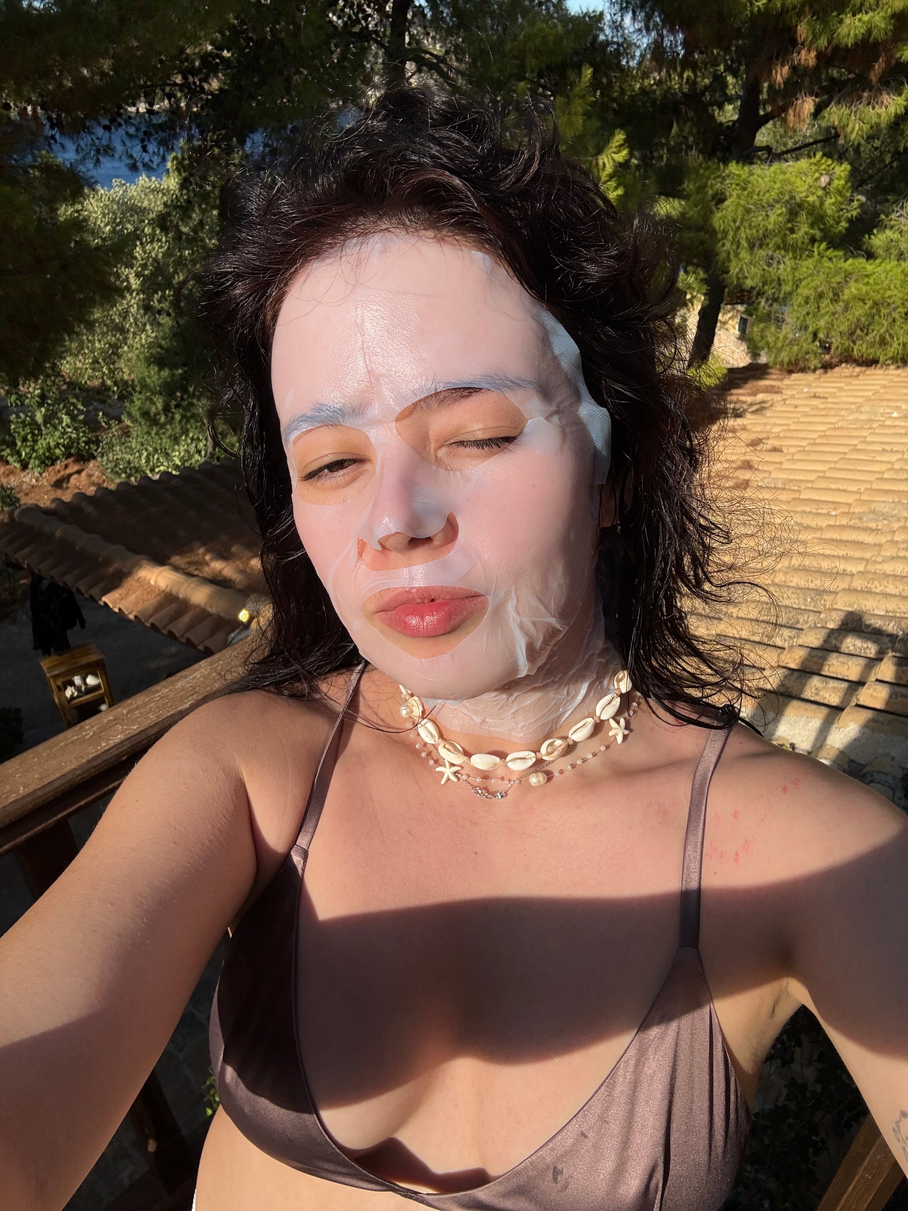 MOISTURIZING – зволожуюча біоцелюлозна маска для обличчя та шиї