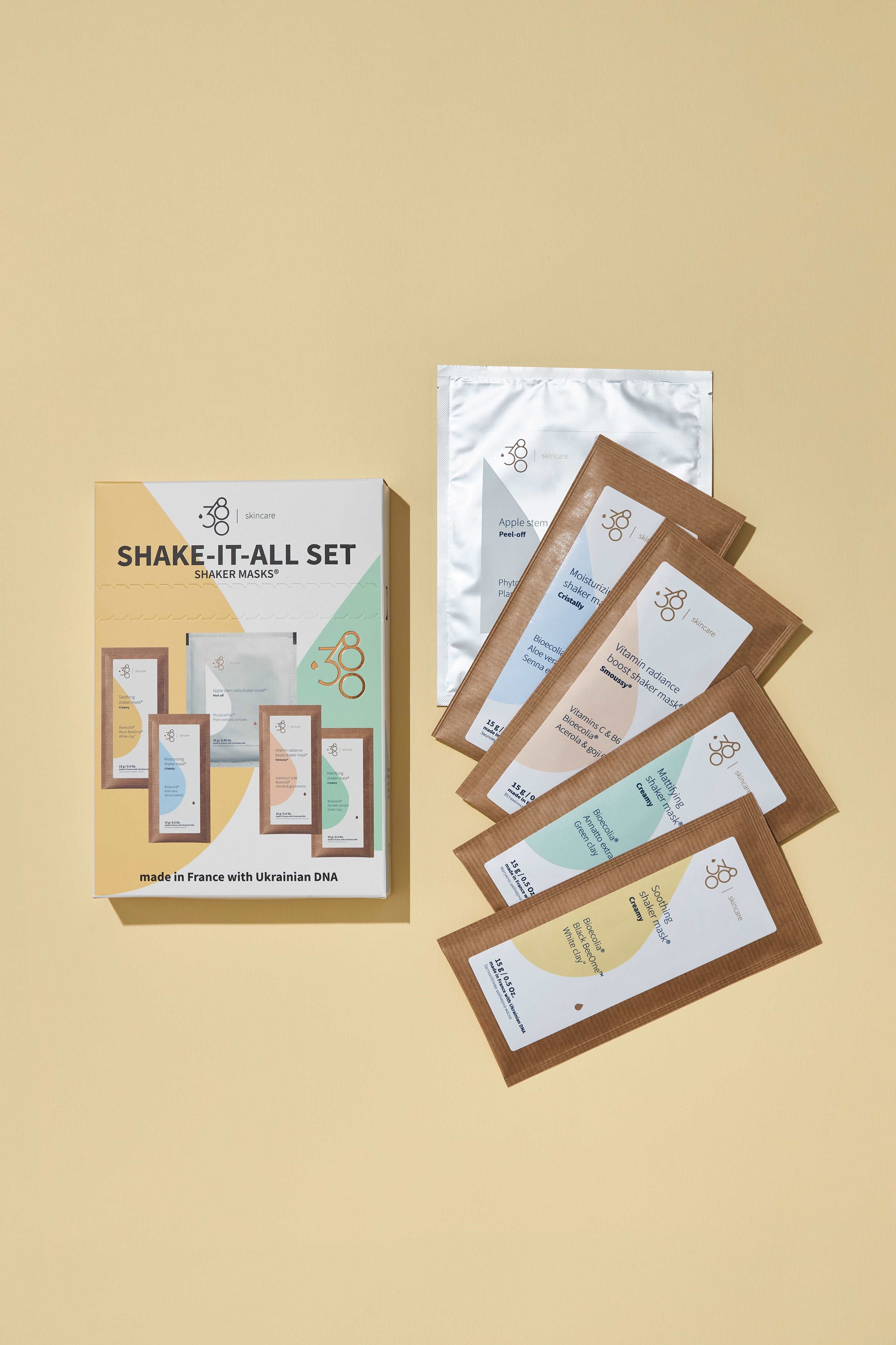 Shake-It-All Set - набір масок серії shaker mask®